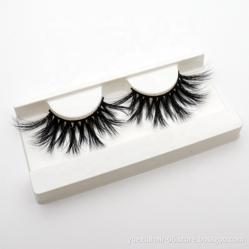 Wholesale 3D Mink Eyelashes Vendor Private Label 25mm Custom Logo Packaging Box